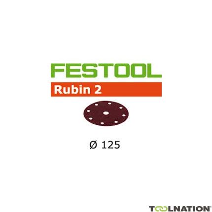 Festool Accessoires 499099 Schuurschijven Rubin 2 STF D125/90 P180 RU/50 - 1