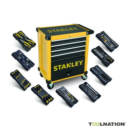 Stanley STHT6-80442 Transmodul Werkzeugwagen 4 Schubladen gefüllt mit 9 Modulen! - 11