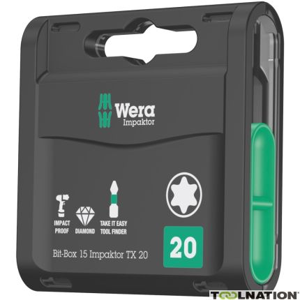 Wera 05057772001 Bit-Box 15 Impaktor TX - 1
