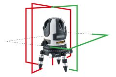PowerCross Laser 5 Combi Kreuzlinienlaser Grün und Rot in L-Boxx