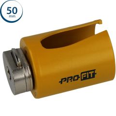 ProFit 09081050 Mehrzweck-Lochsäge 50 mm mit integriertem Adapter
