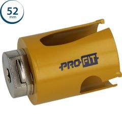 ProFit 09081052 Mehrzweck-Lochsäge 52 mm mit integriertem Adapter