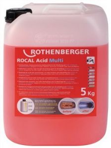Rothenberger Accessoires 1500000115 ROCAL Acid Multi 5kg Ontkalkingsconcentraat voor Rocal 20 en Romatic 20 - 1