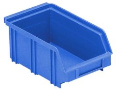 166002BL 166002BL Stapelbehälter Kunststoff B2 Blau - 100 x 160 x 75mm