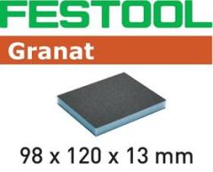 Festool Zubehör 201507 Schleifschwamm 98x120x13 800 GR/6 Granat