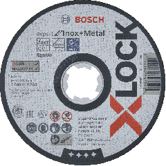 X-LOCK Expert for Inox+Metal 125 x 1 x 22,23 Trennscheibe gerade AS 60 T INOX BF, 125 mm, 1,0 mm