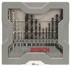 Bosch Blau Zubehör 2607017038 15-teiliger Bohrersatz sortiert 38 mm, 38 mm, 38 mm 15tlg.