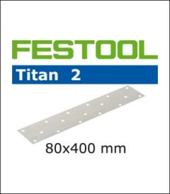 Festool Zubehör 493176 Schleifblätter Körnung 60 Titan 50 Stück STF 80x400 P60