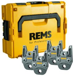 Rems 578057 R 578057 Presszangen Set M 15 - 22 - 28 - 35 in L-Boxx für Rems Radialpressmaschinen Mini-Presse
