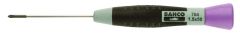 Bahco 704-2.5-50 Schraubendreher mit Kugelkopf für Innensechskantschrauben mit Präzisionsgriff, 2,5 mm x 50 mm