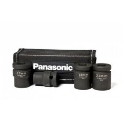 Panasonic Zubehör 635187 Kraft-Steckschlüssel-Satz 1/2" 13-17-19-21mm