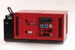 Europower 950000611 EPS6000E Stromaggregat 6 KVA mit Benzinmotor 2 x 230 Volt (16A) - 1x 230 Volt (32A) Elektrostart