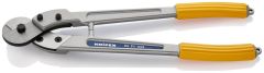 Knipex 9571445 Stahldraht- und Kabelschneider Stahlkabel, Rundeisen, Cu- und Al-Kabel 7,0-10,0 mm