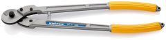 Knipex 9571600 Stahldraht- und Kabelschneider Stahlkabel, Rundeisen, Cu- und Al-Kabel 9,0-14,0 mm