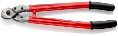 Knipex 9577600 Draht- und Kabelschneider Stahlkabel, Rundeisen, Cu- und Al-Kabel 9,0-14,0 mm