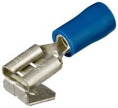 Knipex 9799091 Flachsteckzirkel 100 Stück Kabel 1,5-2,5 mm2 (Blau)
