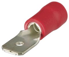 Knipex 9799110 Flachstecker 100 Stück Kabel 0,5-1,0 mm2 (Rot)