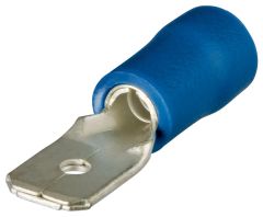 Knipex 9799111 Flachstecker 100 Stück Kabel 1.5-2.5mm2 (Blau)