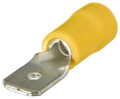 Knipex 9799112 Flachstecker 100 Stück Kabel 4-6 mm2 (Gelb)