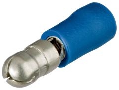 Knipex 9799151 Rundstecker 100 Stück 5 mm Kabel 1,5-2,5mm2 (Blau)