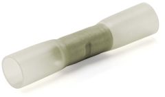 Knipex 9799252 Stoßverbinder mit Schrumpfschlauchisolierung 100 Stück Kabel 4-6 mm2 (Gelb)