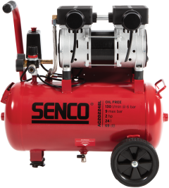 Senco AFN0038EU AC20224BL-EU Ölfreier Silent-Kompressor 24 Liter