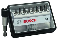 Bosch Blau Zubehör 2607002562 9d-Satz Bit RobustLine MaxGrip S3 (TORX)