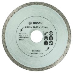 Bosch Blau Zubehör 2607019473 Diamantscheibe 125MM - Fliesen