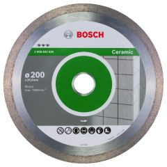 Bosch Blau Zubehör 2608602636 Diamanttrennscheibe Best for Ceramic 200 x 25,40 x 2,2 x 10 mm