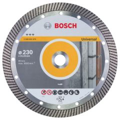 Bosch Blau Zubehör 2608602675 Diamanttrennscheibe Best for Universal Turbo 230 x 22,23 x 2,5 x 15 mm