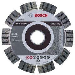 Bosch Blau Zubehör 2608602680 Diamanttrennscheibe Best for Abrasive 125 x 22,23 x 2,2 x 12 mm