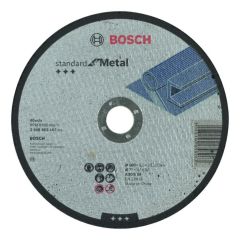 Bosch Blau Zubehör 2608603167 Trennscheibe gerade Standard for Metal A 30 S BF, 180 mm, 22,23 mm, 3,0 mm