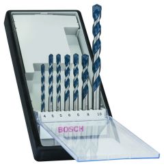 Bosch Blau Zubehör 2608588167 7tlg. Robust Line Betonbohrer-Set CYL-5 4; 5; 5; 6; 6; 8; 10 mm