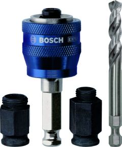 Bosch Blau Zubehör 2608599010 Starterset PowerChange Lochsägesystem Sechskant 9,5mm für Lochsägen 14-210mm