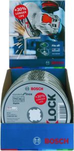 Bosch Blau Zubehör 2608619267 X-LOCK Standard for Inox 10 x 125 x 1 x 22,23 mm Trennscheibe gerade  WA 60 T BF, 10 x 125 x 1 x 22.23 mm