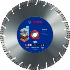 Bosch Blau Zubehör 2608900665 Expert MultiMaterial Diamanttrennscheiben, 300 x 20/25,40 x 3 x 15 mm
