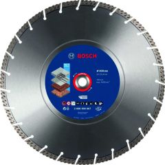 Bosch Blau Zubehör 2608900667 Expert MultiMaterial Diamanttrennscheiben, 400 x 20/25,40 x 3,3 x 12 mm