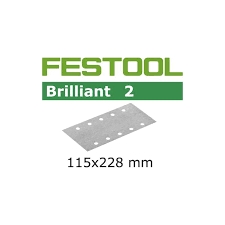 Festool 492827 Schleifstreifen Brillant 2 STF 115x228 P150 BR2/100