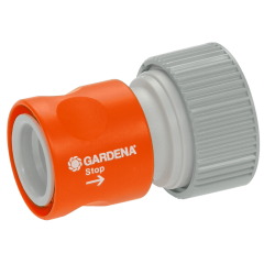 Gardena 02814-20 2814-20 Profi-System-Übergangsstück mit Wasserstop 19 mm (3/4")