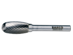 Bahco E0308C03 3 mm x 8 mm Rotorfräser aus Hartmetall für Metall, Tropfenform grob 10 TPI 3 mm
