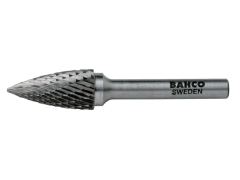 Bahco G0618M06 6 mm x 18 mm Rotorfräser aus Hartmetall für Metall, Geschossform, Mittel 16 TPI 6 mm