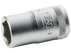 Bahco SBS60-10 1/4" Steckschlüssel-Einsatz, Sechskant, 10 mm, matte Oberfläche