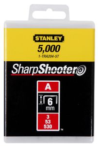 Stanley 1-TRA204-5T Klammern Typ A 6mm 5000 St.
