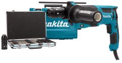 Makita HR2630TX12 Bohrhammer SDS-Plus 800 Watt + Zubehör