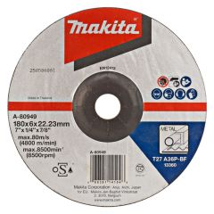 Makita Zubehör A-80949 Schleifscheibe 180x6,0mm Stahl