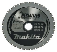 Makita Zubehör B-69288 Kreissägeblatt für Metall Efficut 150 x 20 x 1,1 33T