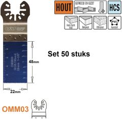 CMT OMM03-x50 Multitool Sägeblatt für Holz 28 mm 50 Stück