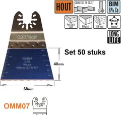 CMT OMM07-x50 Multitool Sägeblatt für Holz 68 mm 50 Stück