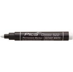 Pica PI52252 Pica 522/52 Permanent Marker 2-4mm Rundspitze weiß, 10 Stück