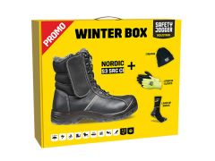 Safety Jogger PROMONORDI Winterbox Nordi Sicherheitsschuh, Mütze, Handschuhe und Socken